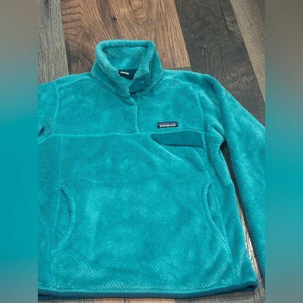 Patagonia Re Tool Snap T Pullover
Fleece Teal Blue W Size S. Great condition - Picture 4 of 14